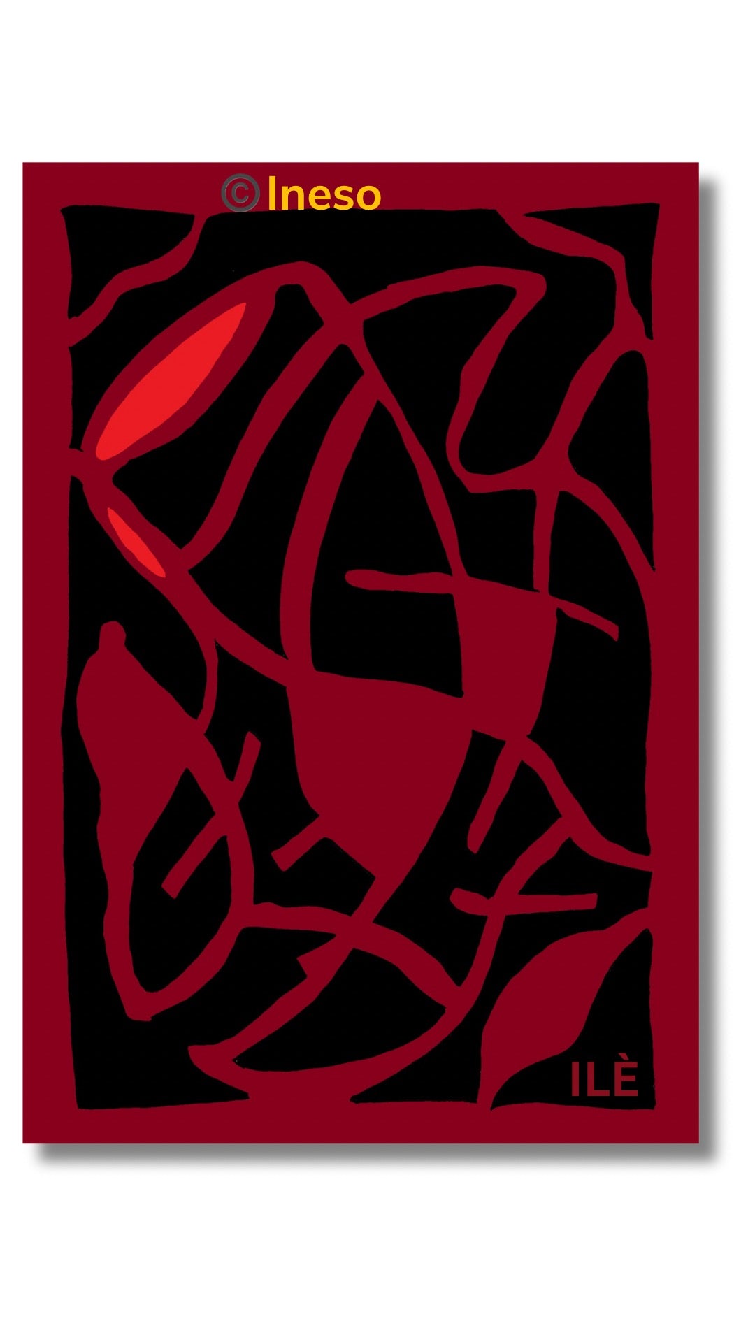 Rug: Red Mist, 140cm x 95cm
