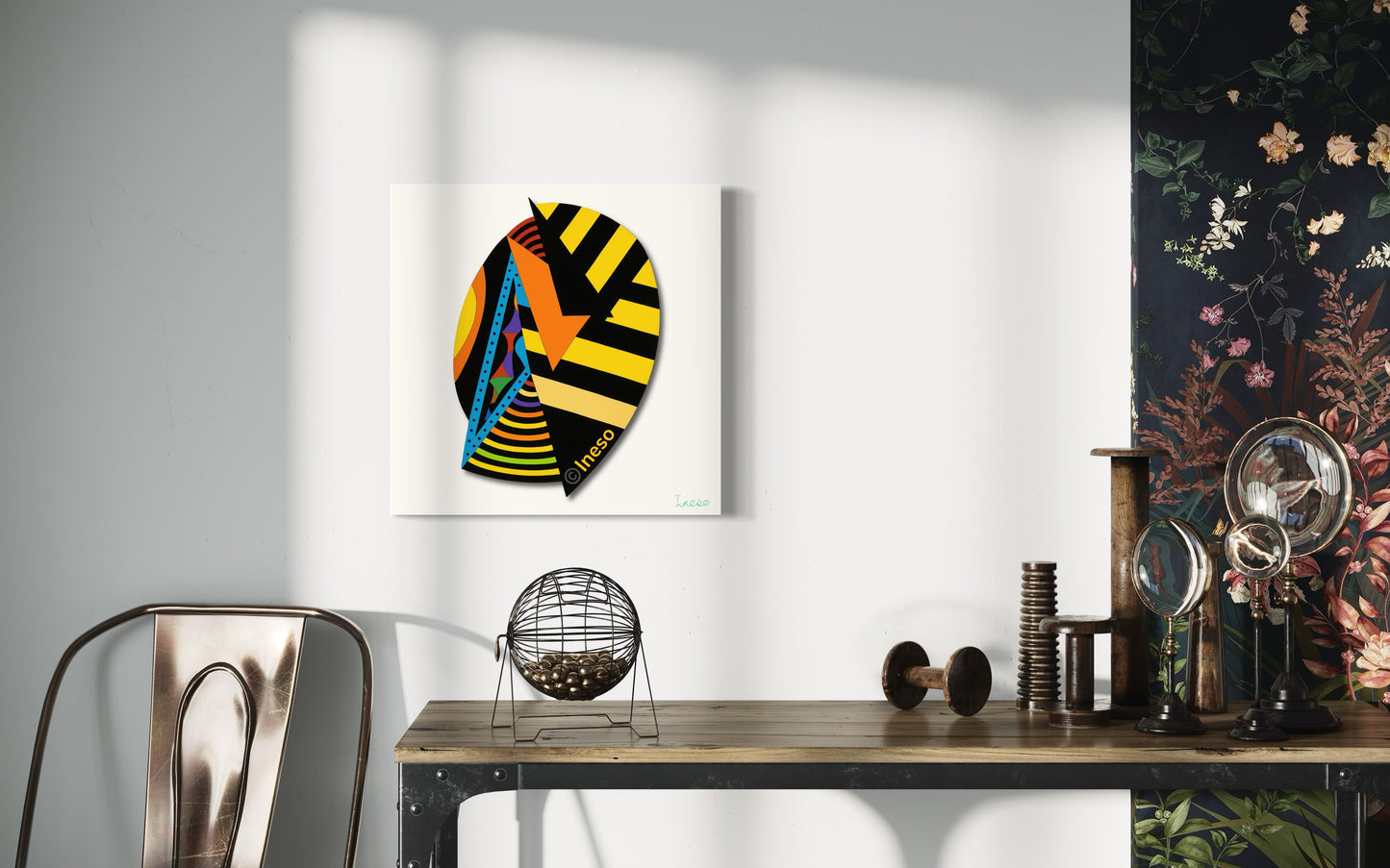 Helmet Of Defiance, 40 x 40cm, 2020