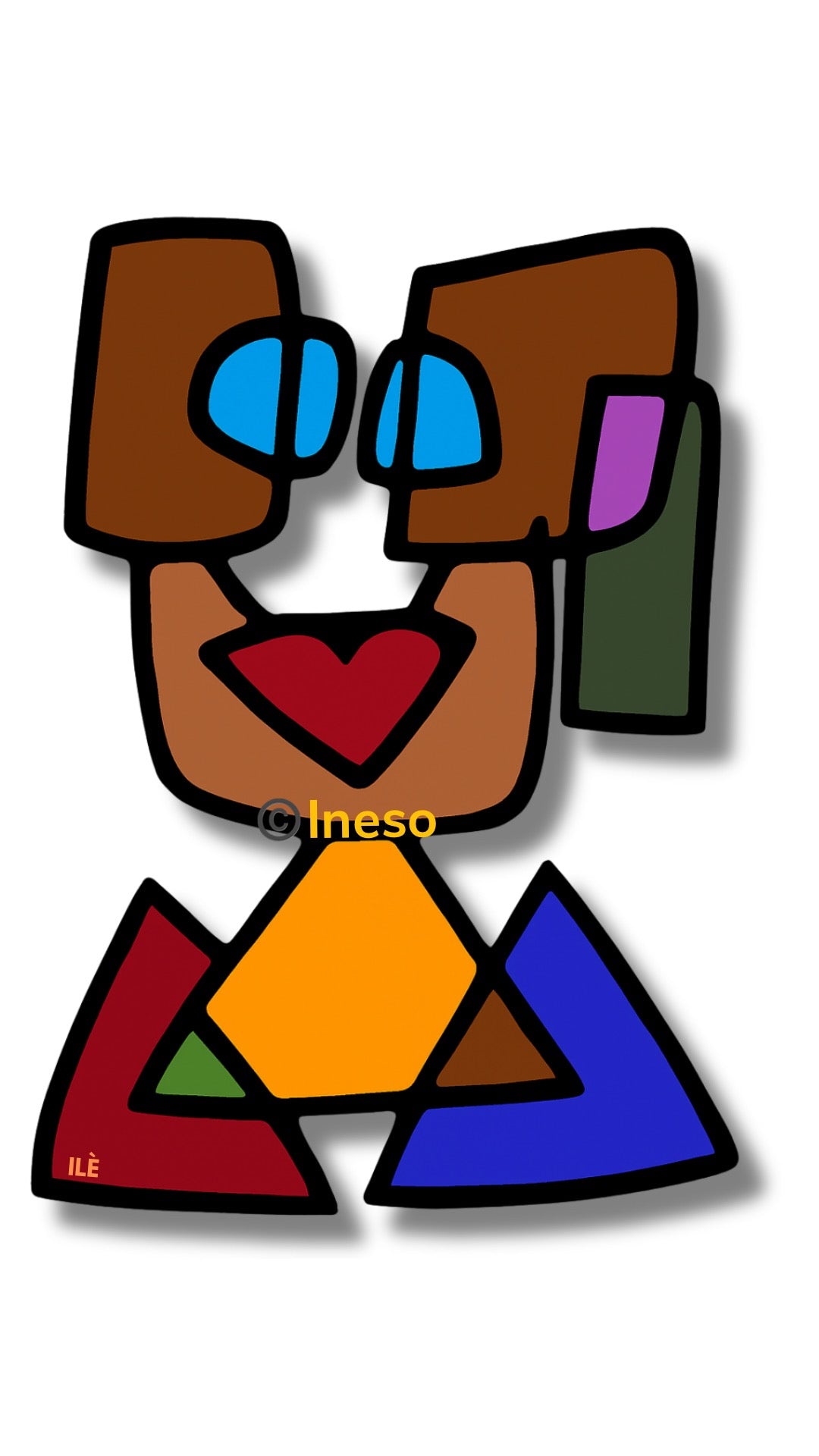 Rug: I Love You, 160cm x 90cm