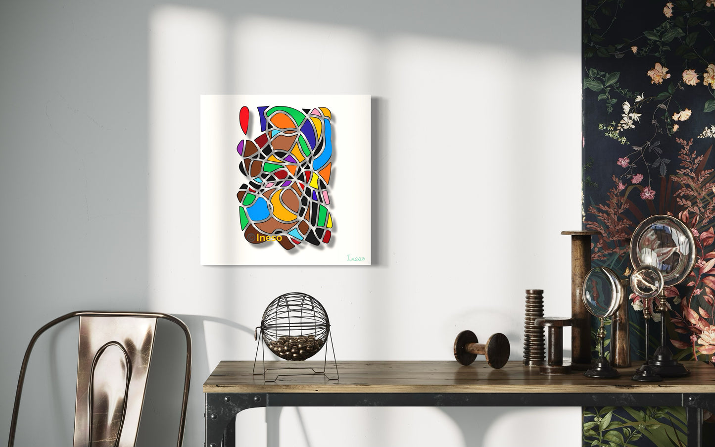 Pastor Flamboyant, 40 x 40cm, 2023 (2 Variants)