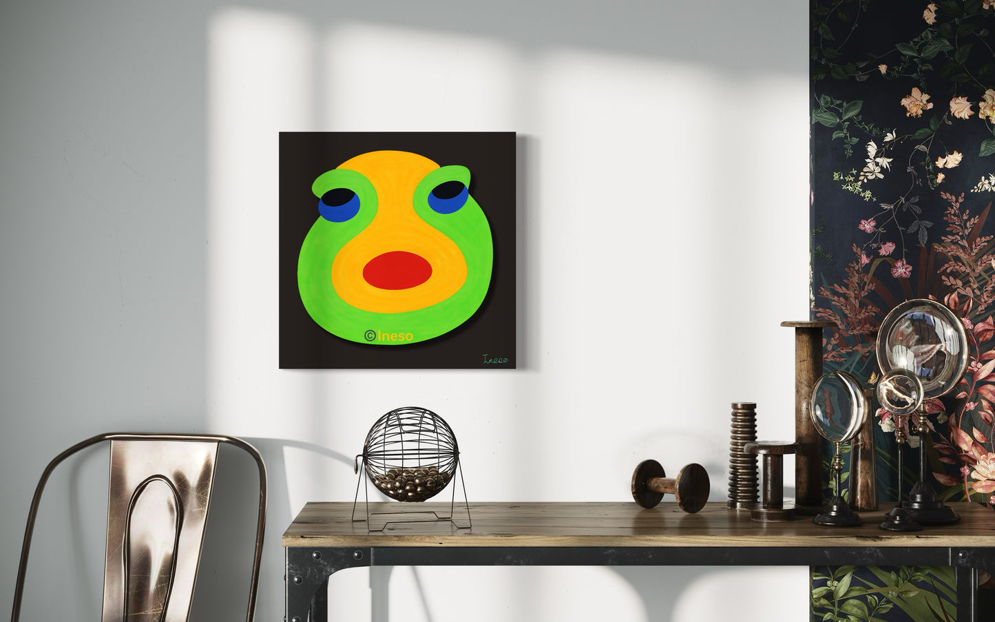 Happy, 40 x 40cm, 2017