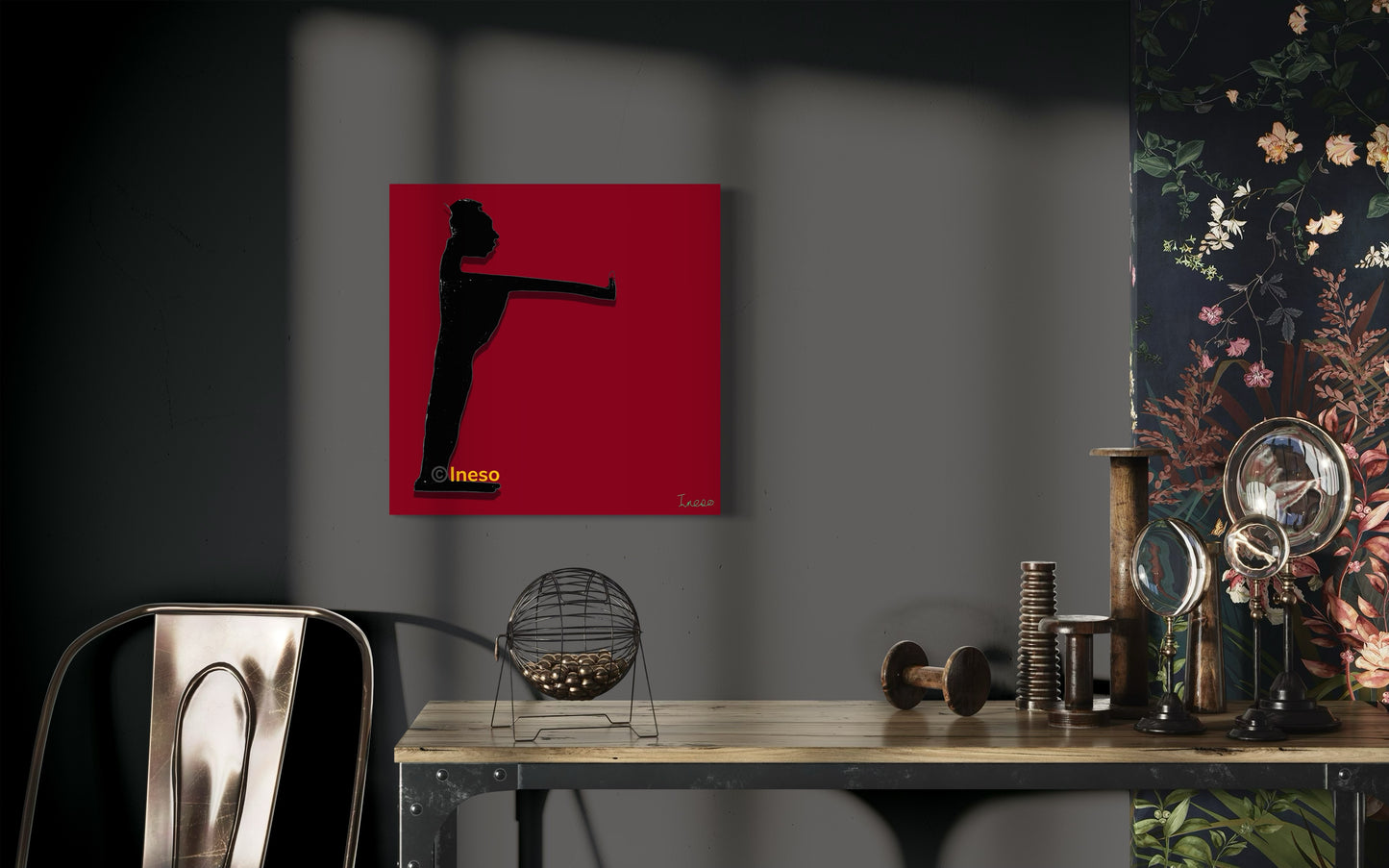 Stop, 40 x 40cm, 2017 (2 Variants)