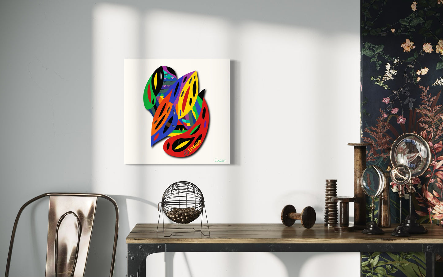 Symphony, 40 x 40cm, 2017