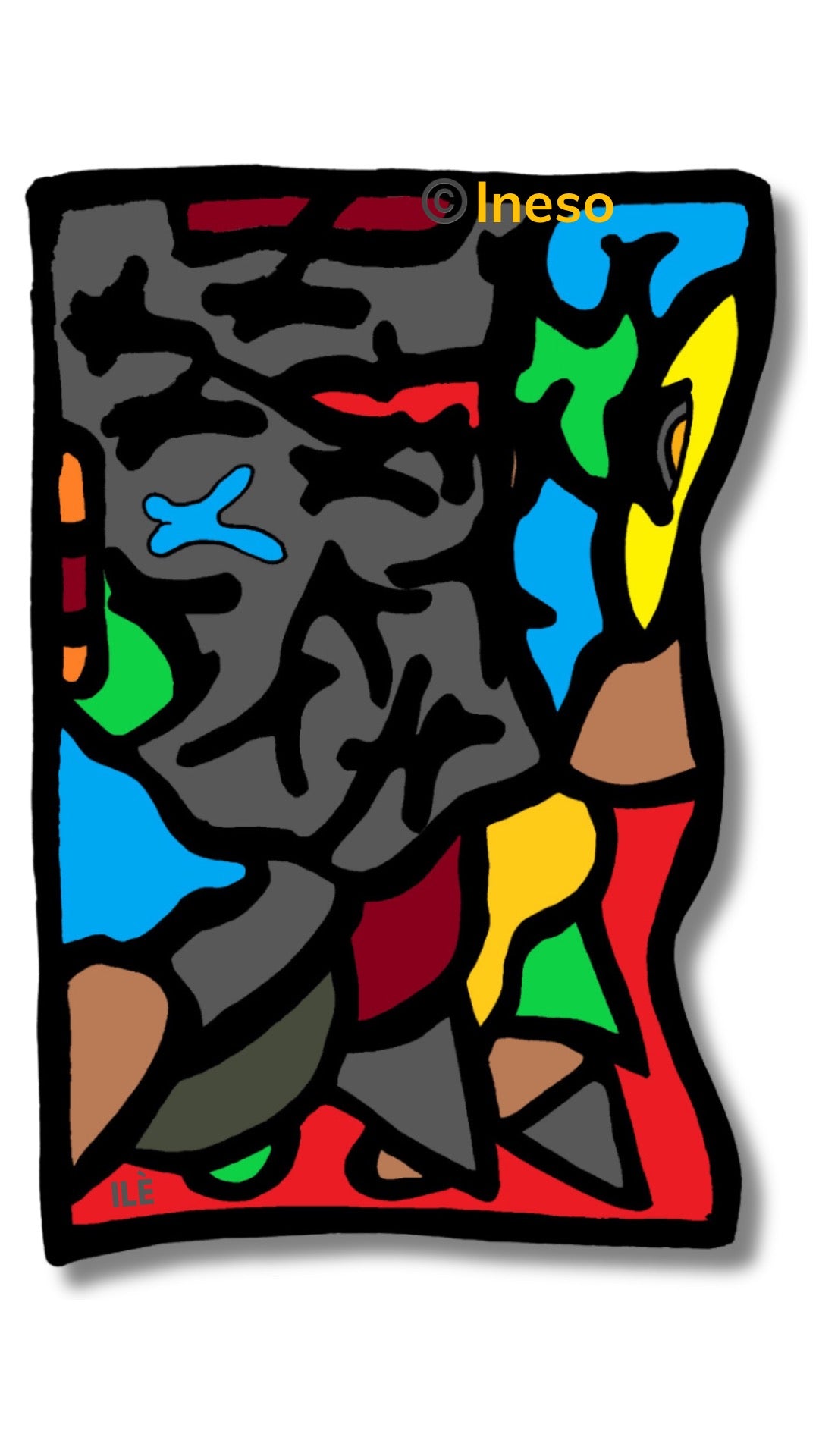 Rug: Stressed, 140cm x 95cm