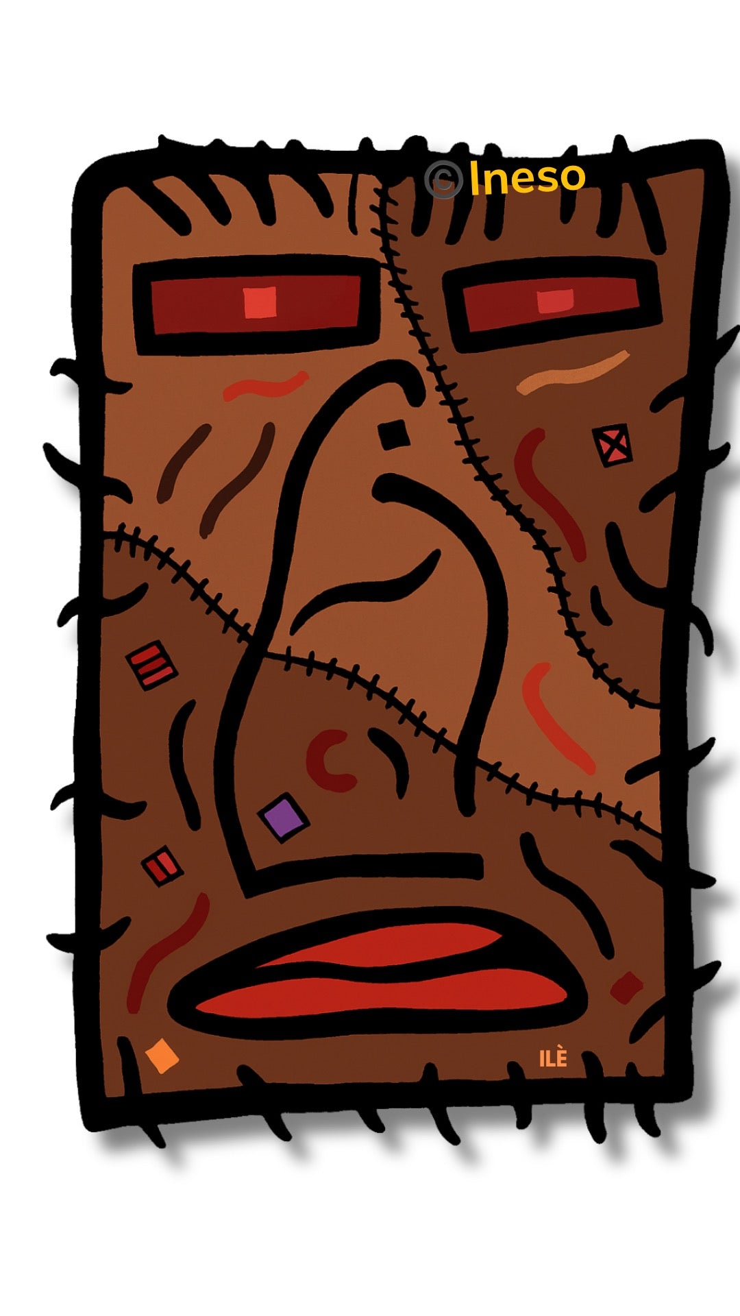 Rug: Battered & Bruised, 150 x 120cm