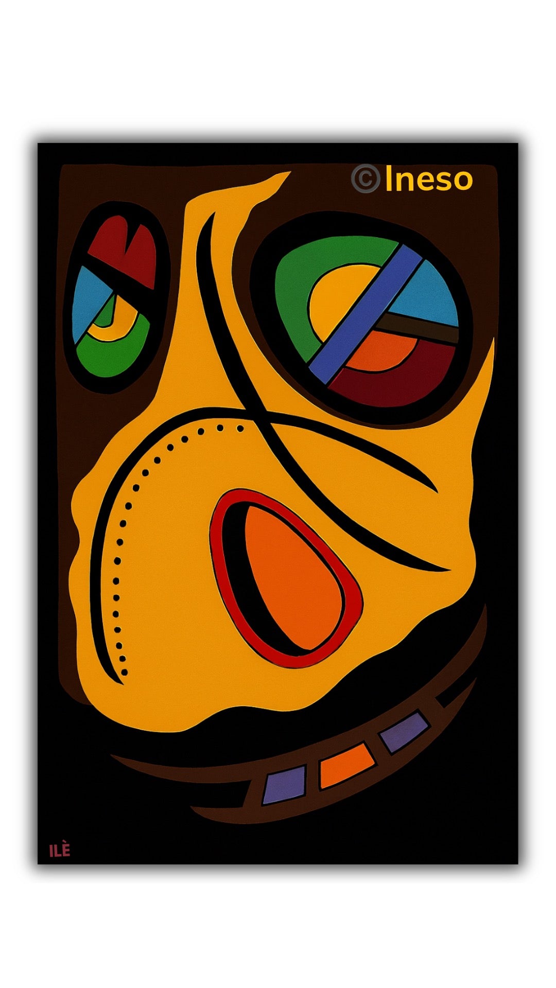 Rug: Dishevelled Clown, 150 x 95cm