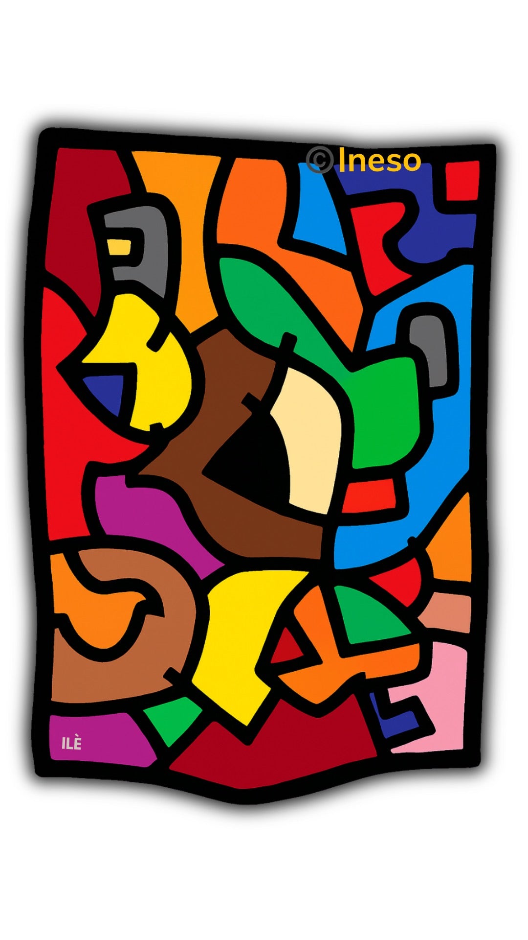 Rug: Hidden Face, 140cm x 95cm