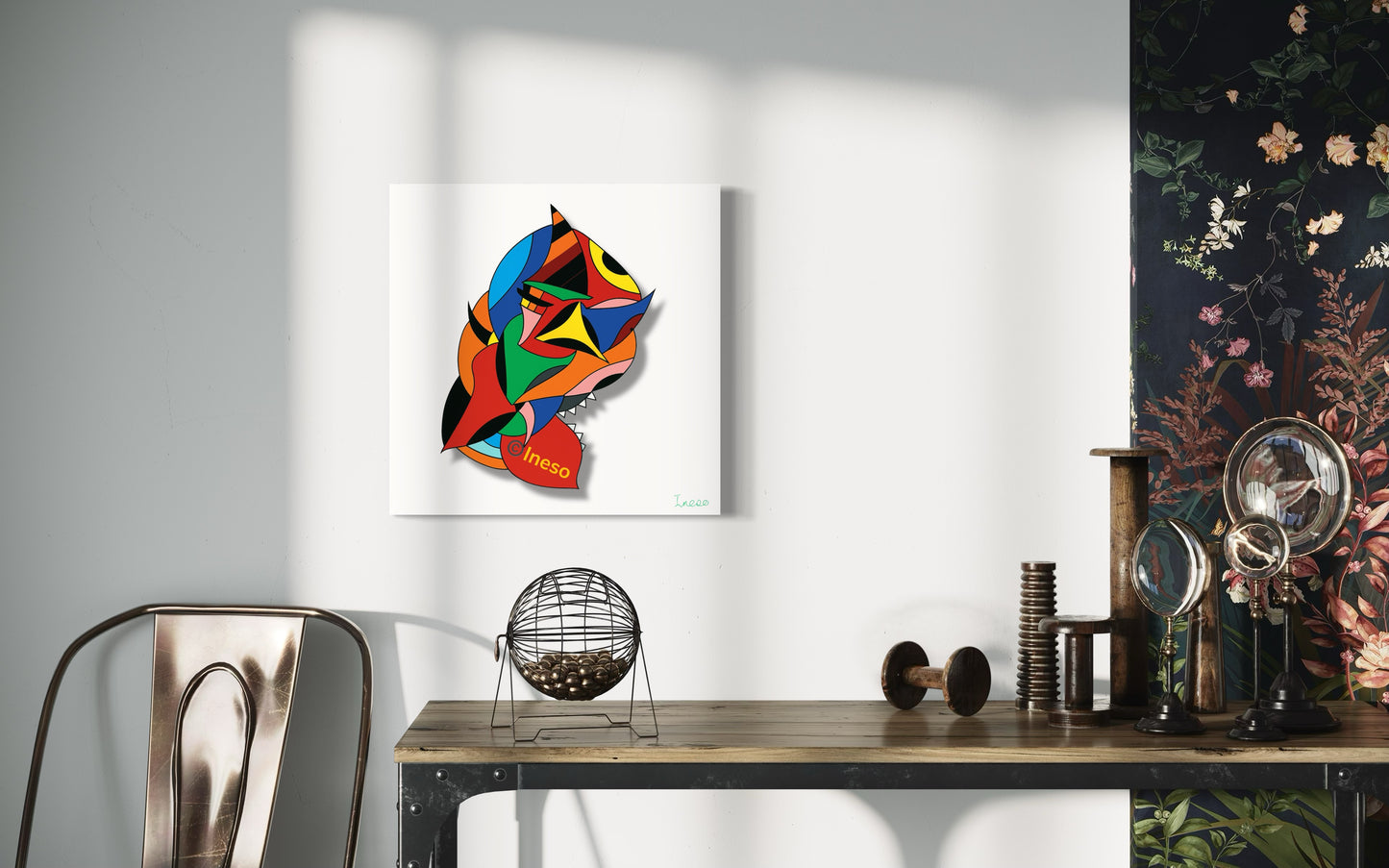 Beautiful Rage, 40 x 40cm, 2022
