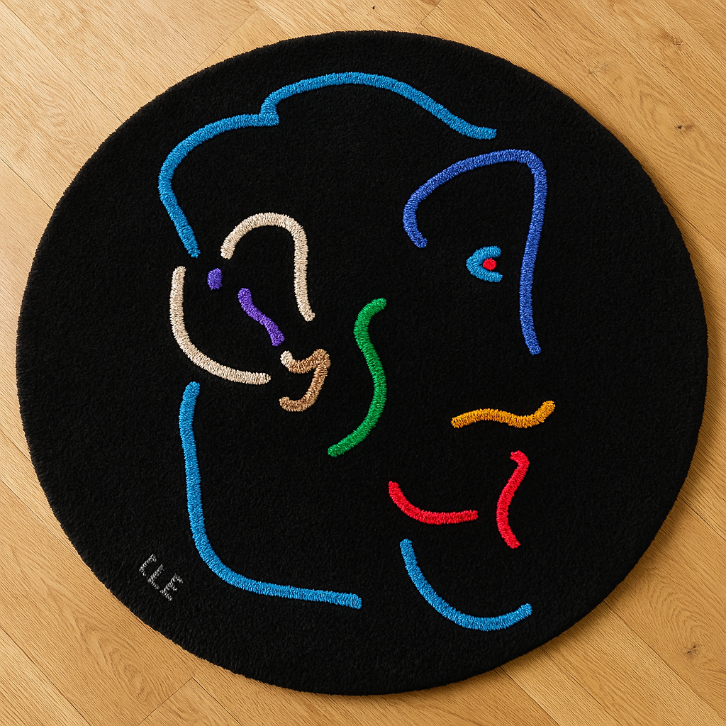 Rug: Mr Sophisticated, 140cm x 85cm & 1.2m Diameter (2 Variants)