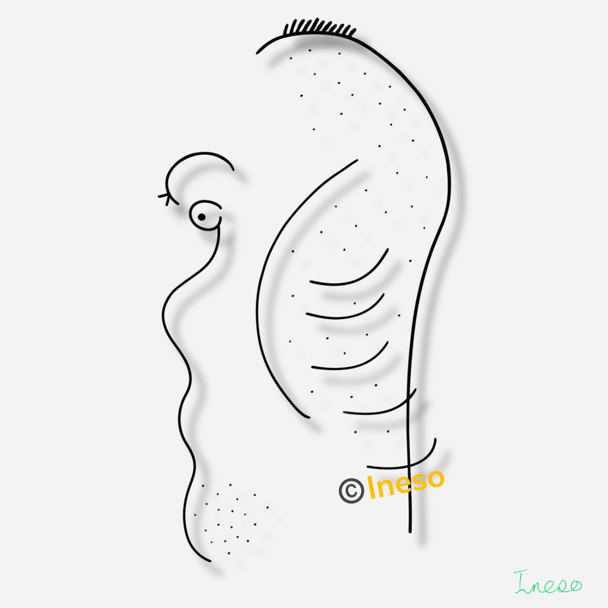 Drago, 40 x 40cm, 2016