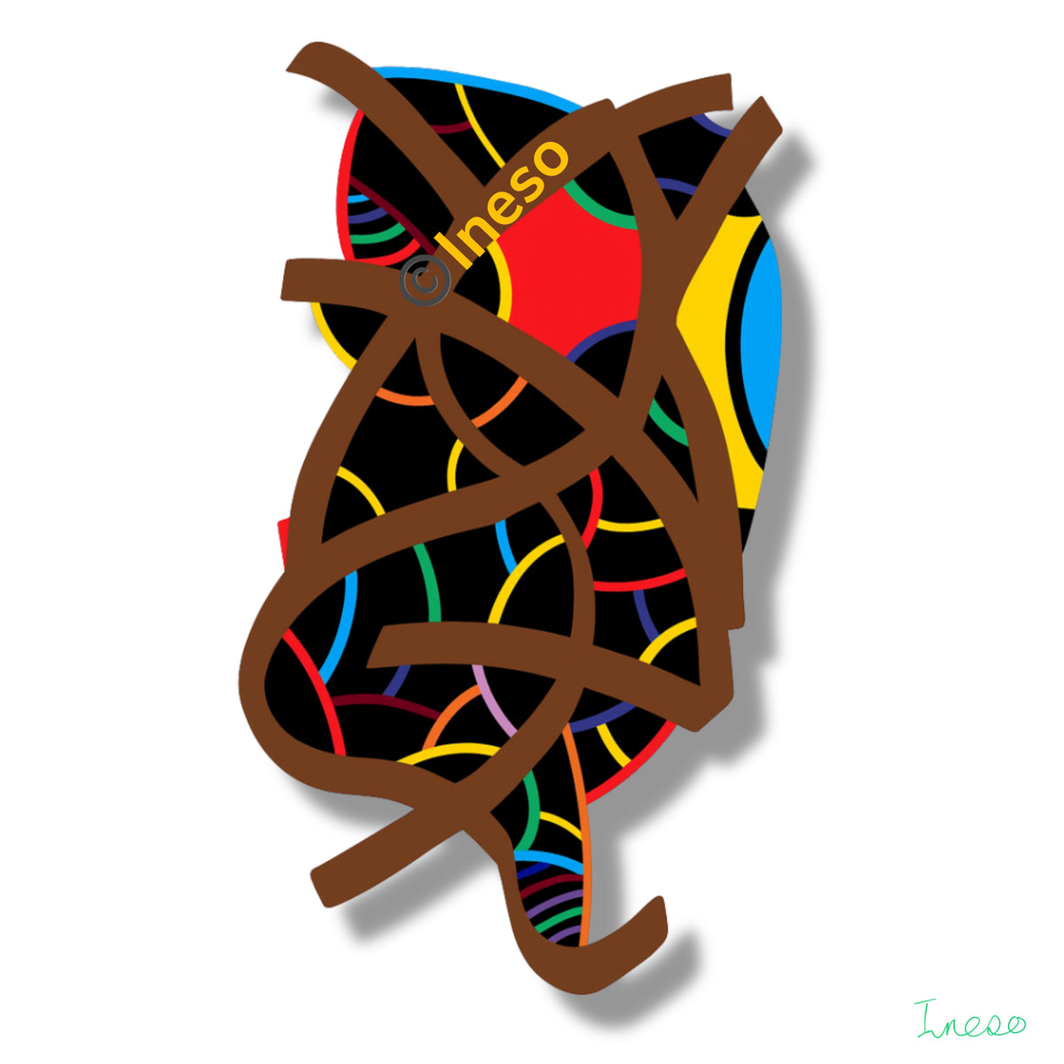 Entanglement, 40 x 40cm, 2021
