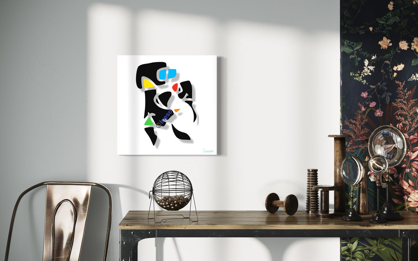 Newborn, 40 x 40cm, 2022 (2 Variants)