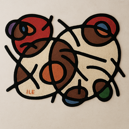 Rug: Abstract Pussy, 75cm x 140cm