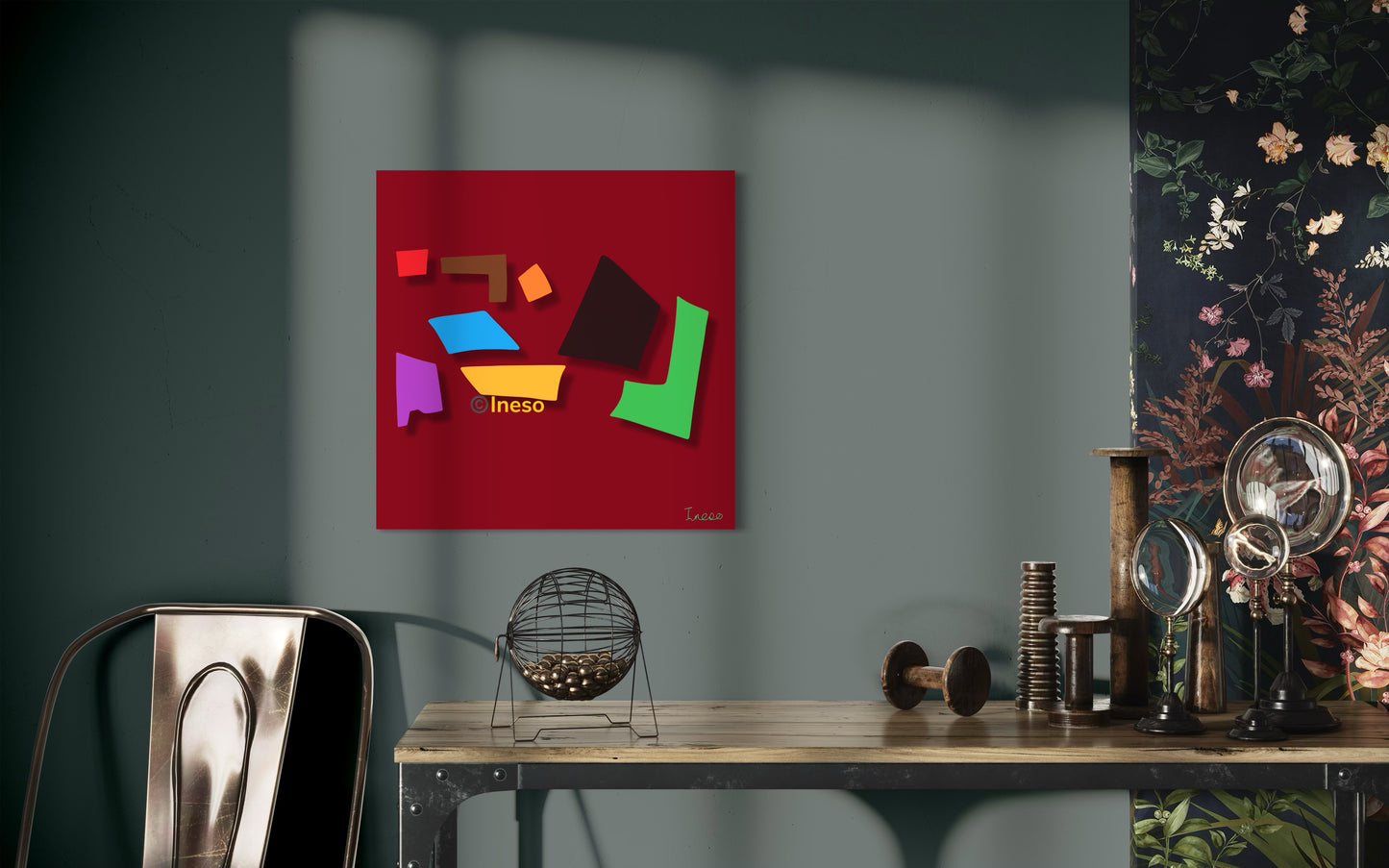 Coming & Going, 40 x 40cm, 2023 (2 Variants)