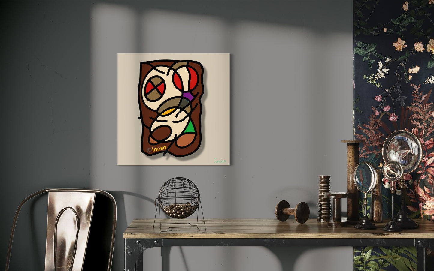 Seen Too Much, 40 x 40cm 2022