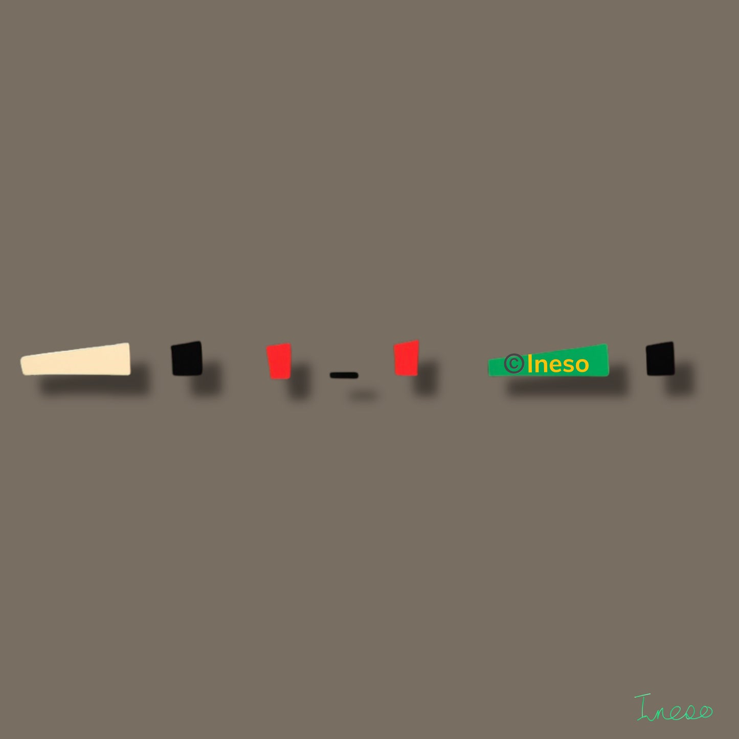 A Sequence Of Events, 40 x 40cm, 2025