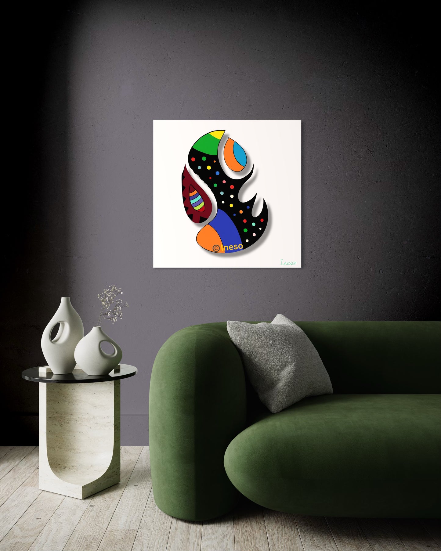 Save Me, 40 x 40cm, 2018