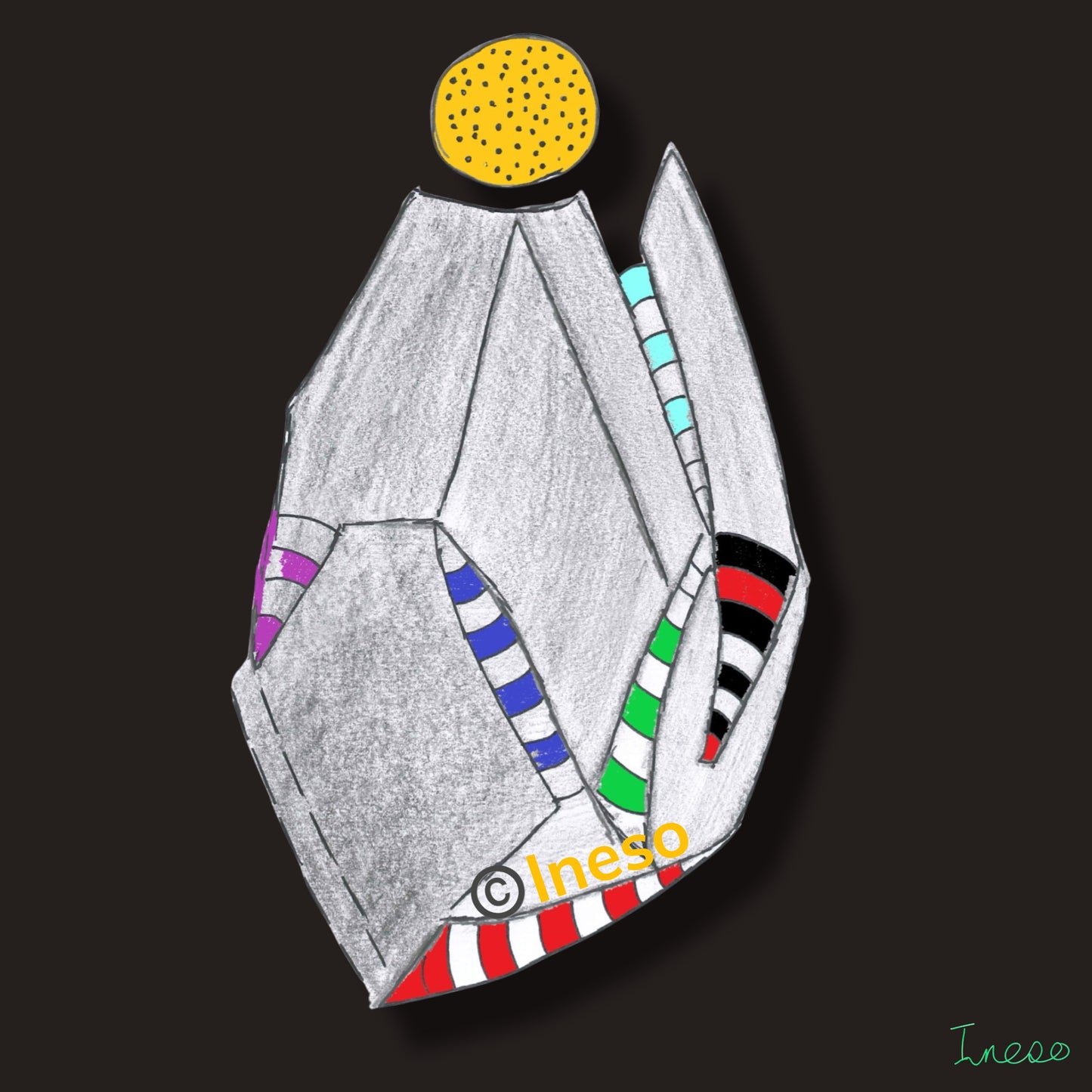 The Candle Maker, 40 x 40cm, 2017 (3 Variants)