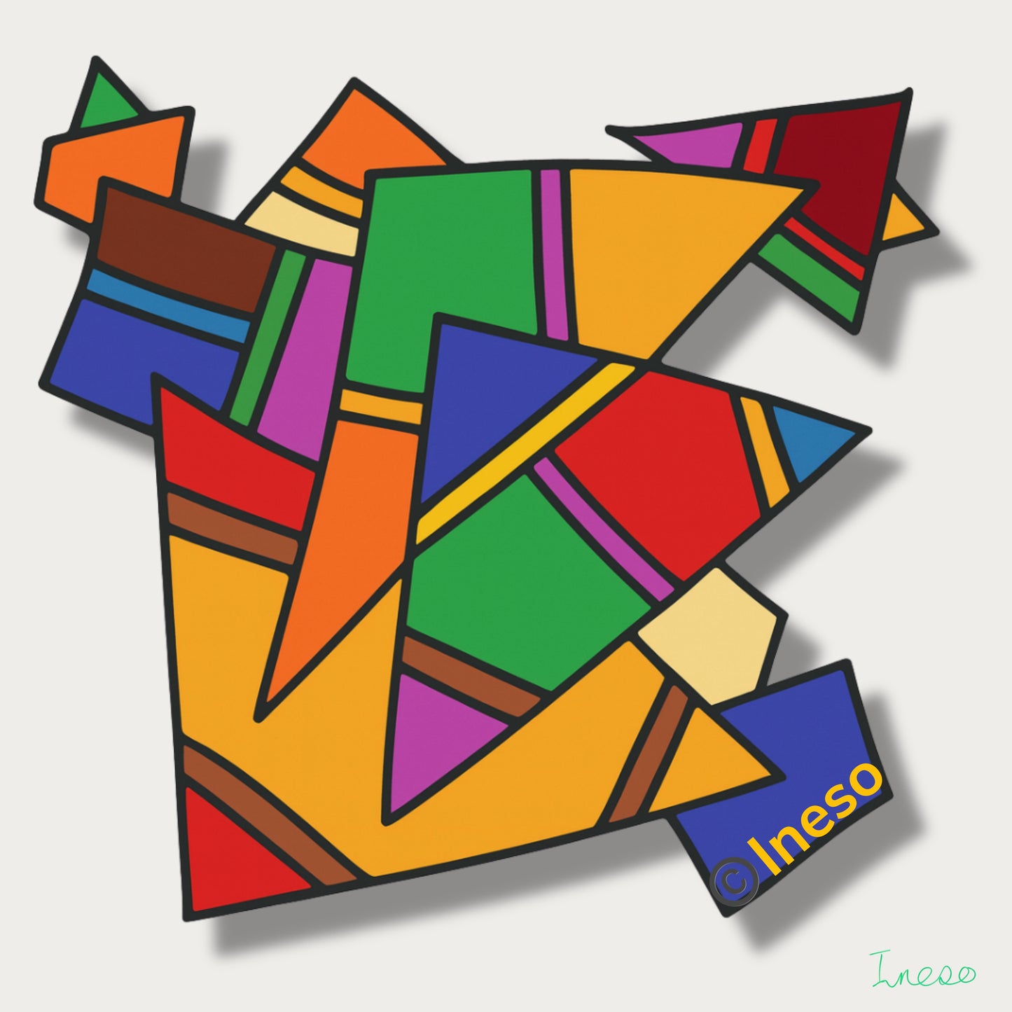 300 Hours, 40 x 40cm, 2023