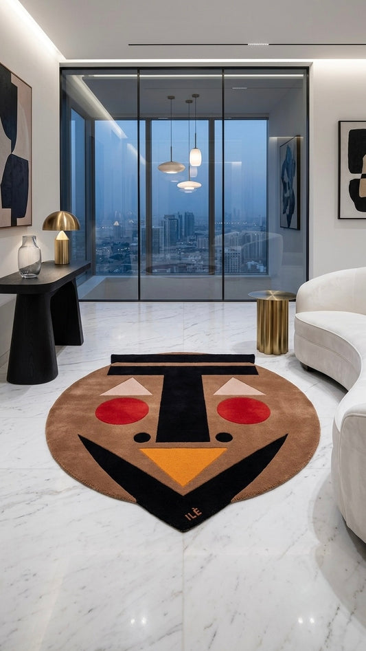 Rug: Anansi - The Trickster, ~ 1.2m Diameter