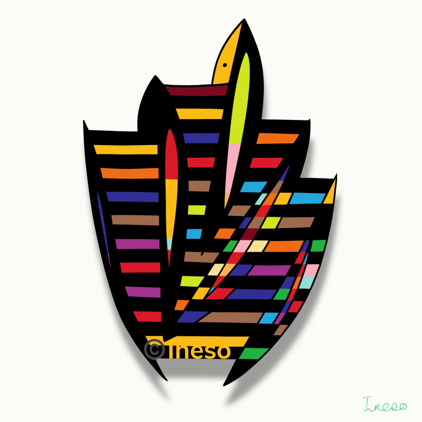 Art Deco, 40 x 40cm, 2018