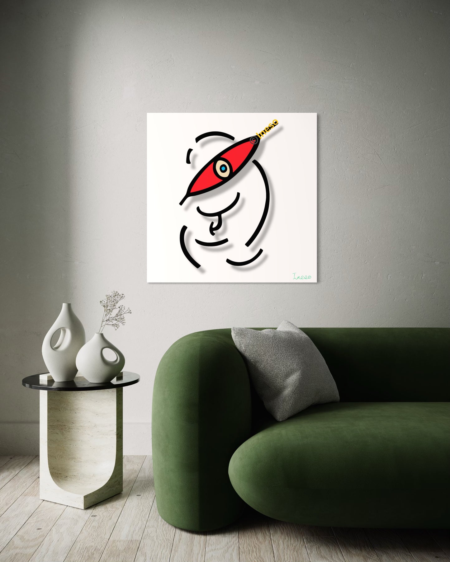 Ever Optimistic, 40 x 40cm, 2024 (2 Variants)