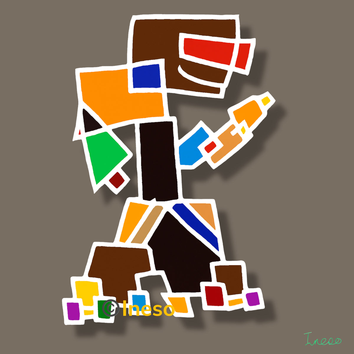 Soldier Come, Soldier Go, 40 x 40cm, 2022 (2 Variants)