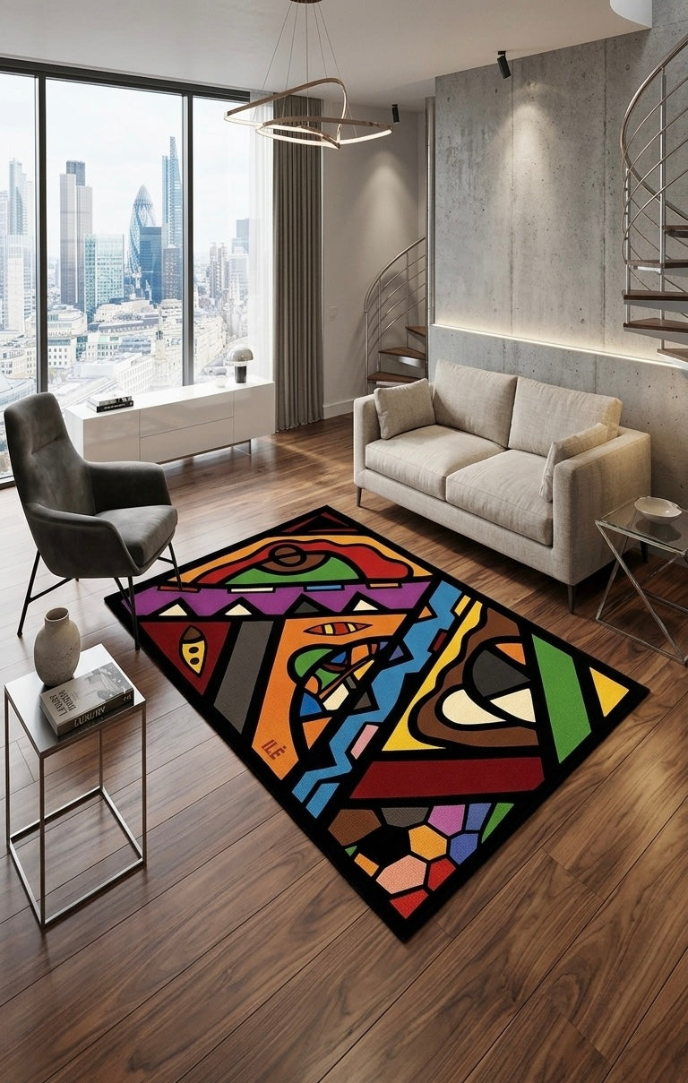 Rug: Space Station, 95 x 140cm