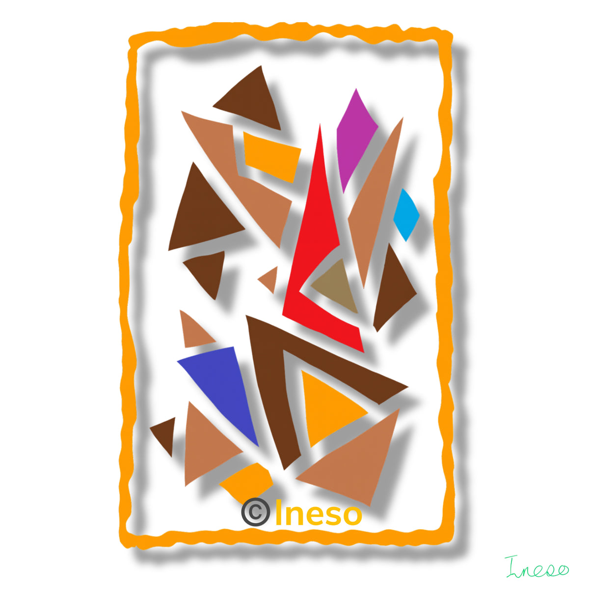 Regal, 40 x 40cm, 2022 (2 Variants)