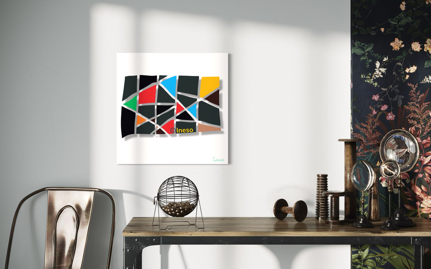 Cultural Wall, 40 x 40cm, 2023 (2 Variants)