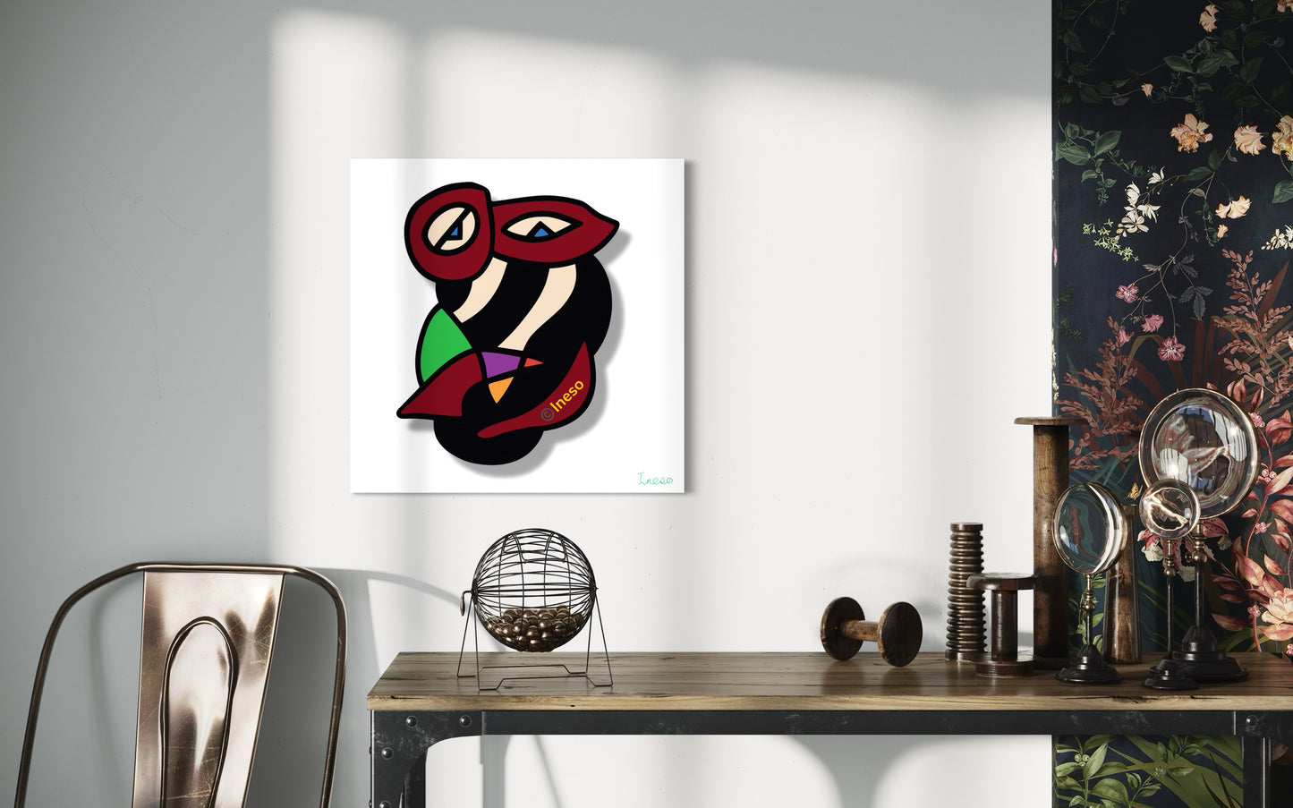 Unwanted Guest, 40 x 40cm, 2024