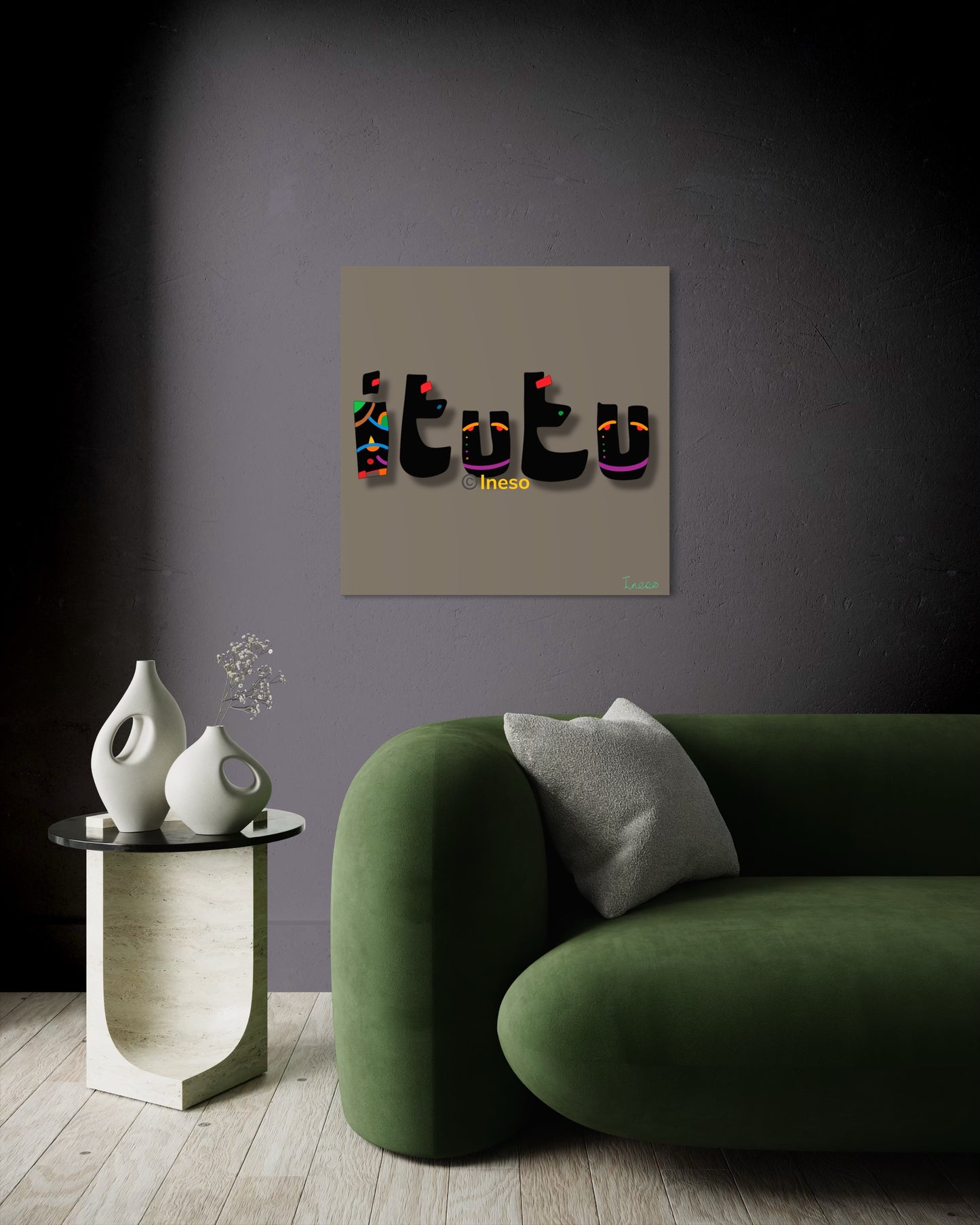ITUTU, 40 x 40cm, 2024 (2 Variants)