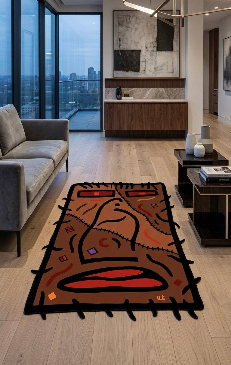 Rug: Battered & Bruised, 150 x 120cm