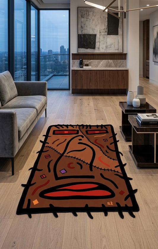 Rug: Battered & Bruised, 150 x 120cm
