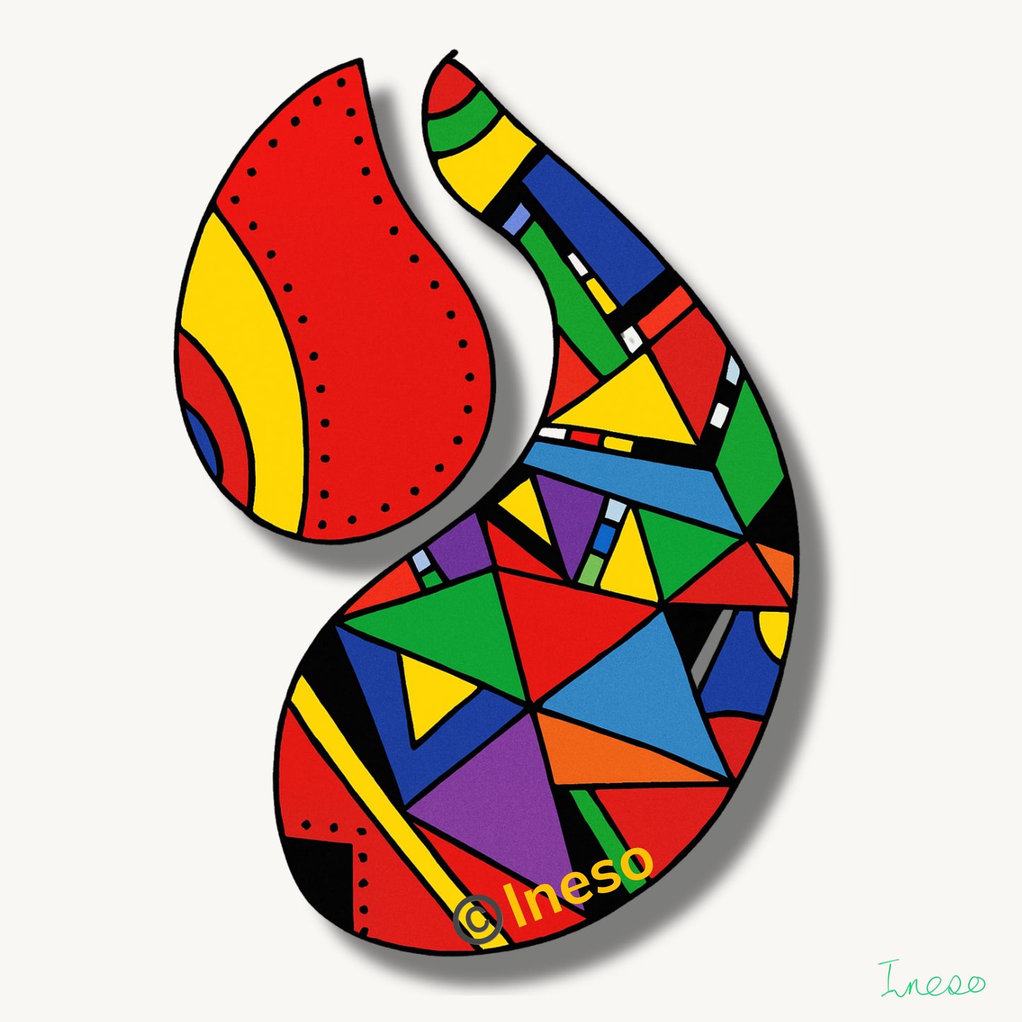 Teardrop, 40 x 40cm, 2017