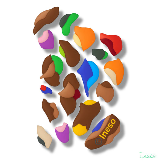 Super-duper Abstract 6, 40 x 40cm, 2025