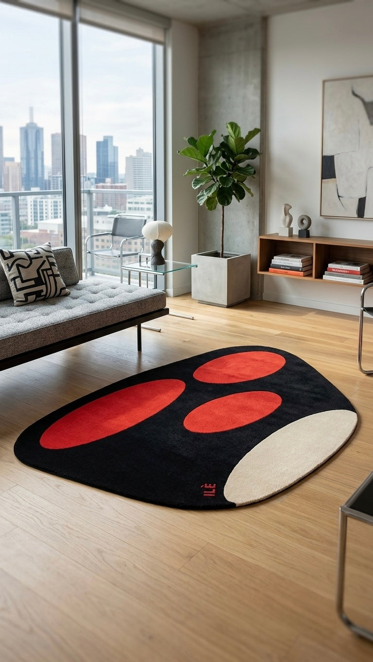 Rug: Innocence, ~ 1.2m Diameter