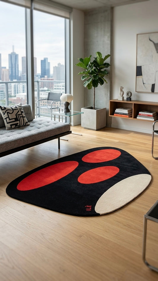 Rug: Innocence, ~ 1.2m Diameter
