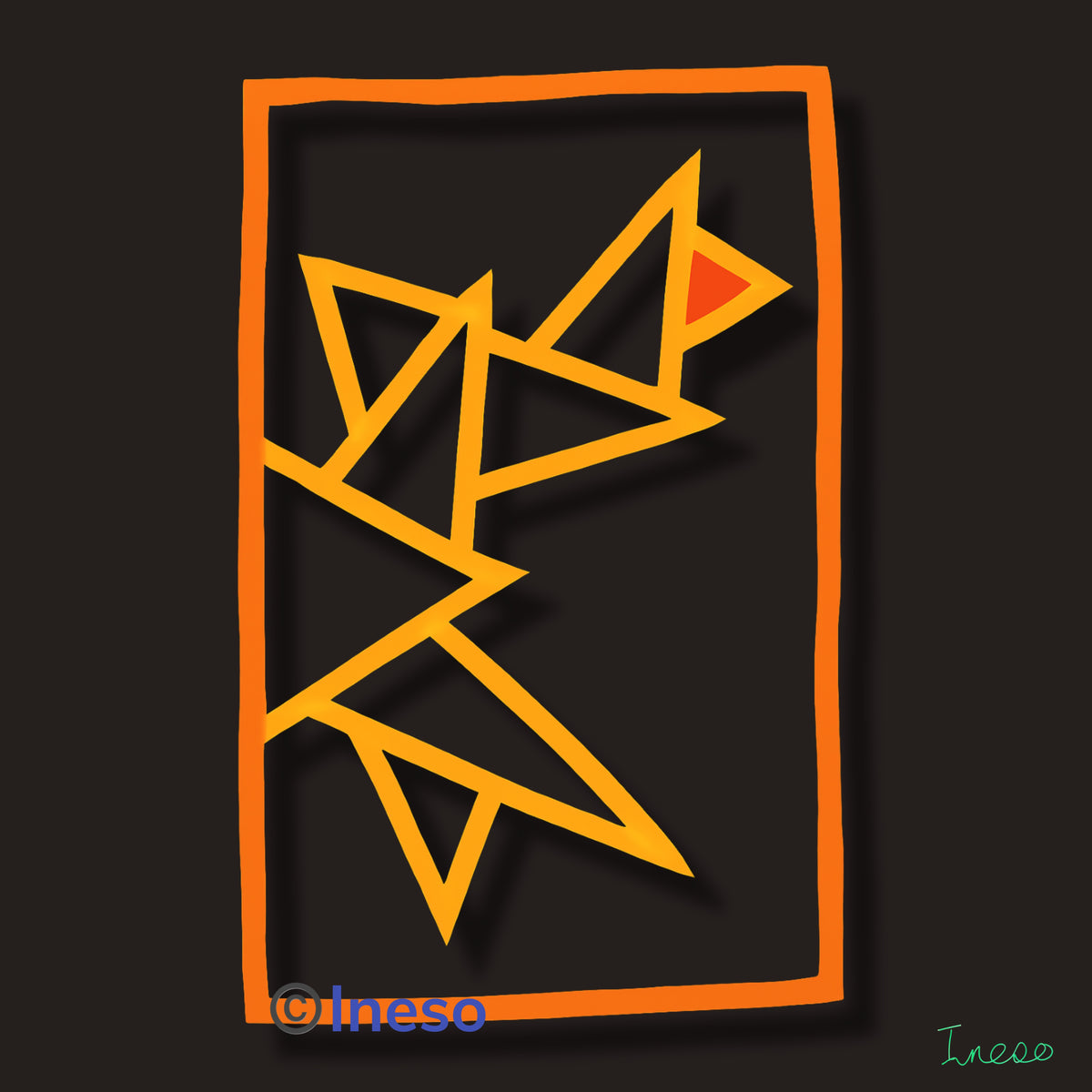 Ghost, 40 x 40cm, 2022 (2 Variants)