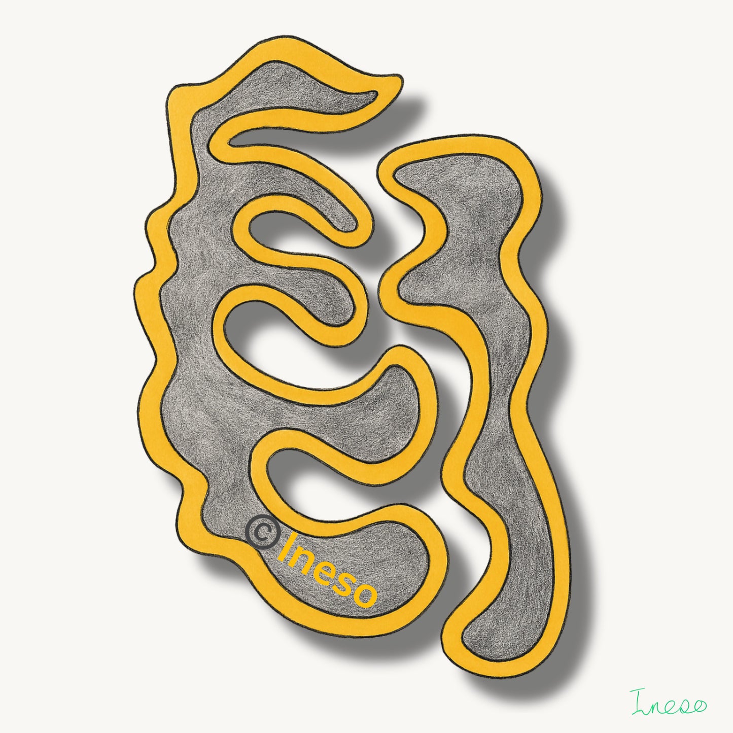 Symbiosis, 40 x 40cm, 2017 (2 Variants)
