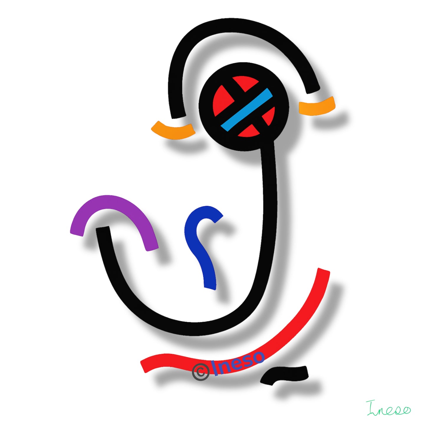 Felix 40 x 40cm, 2024