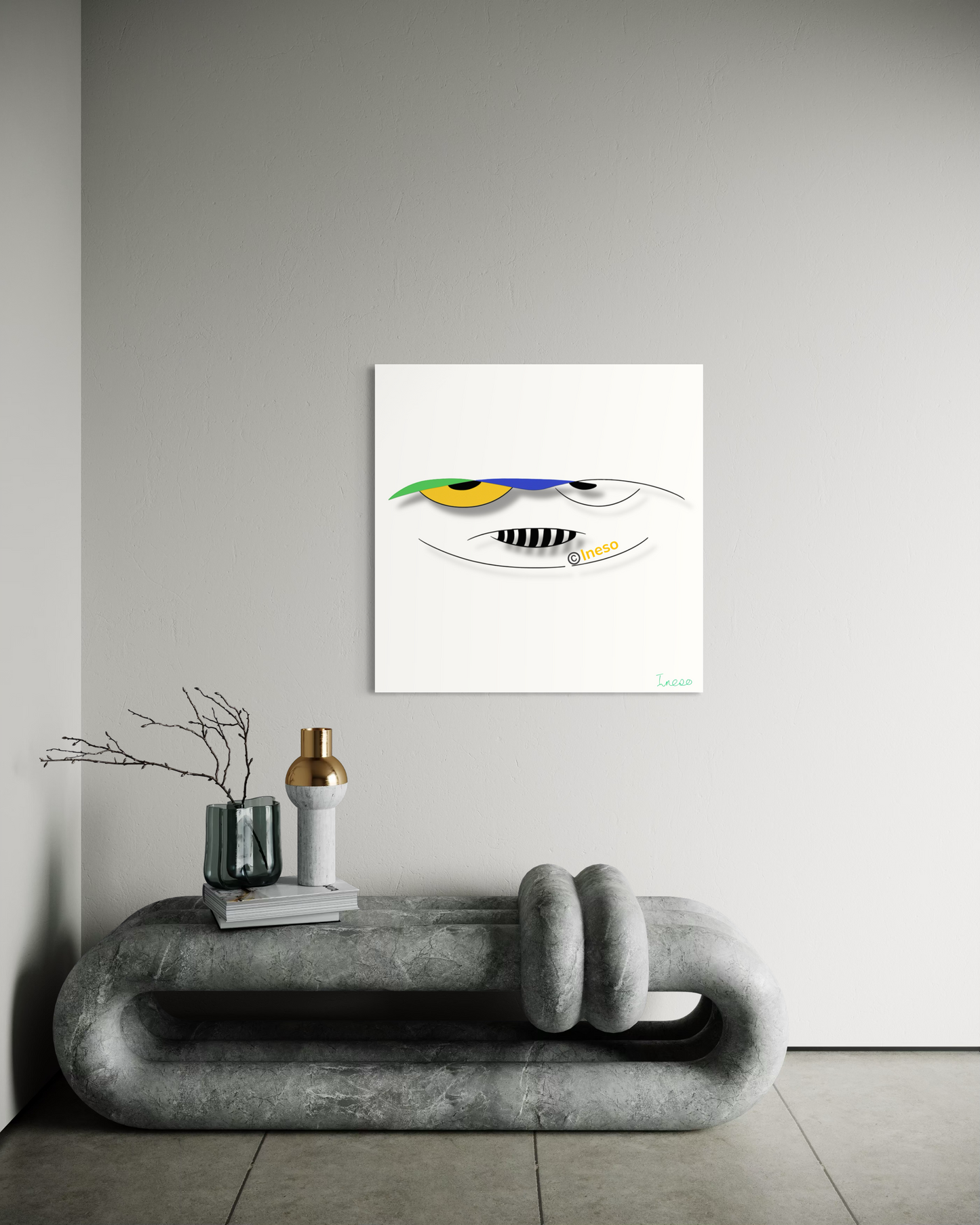 Let Me Be Clear, 40 x 40cm, 2018