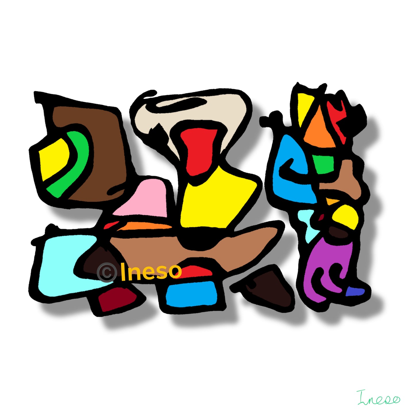 The Great Escape, 40 x 40cm, 2023
