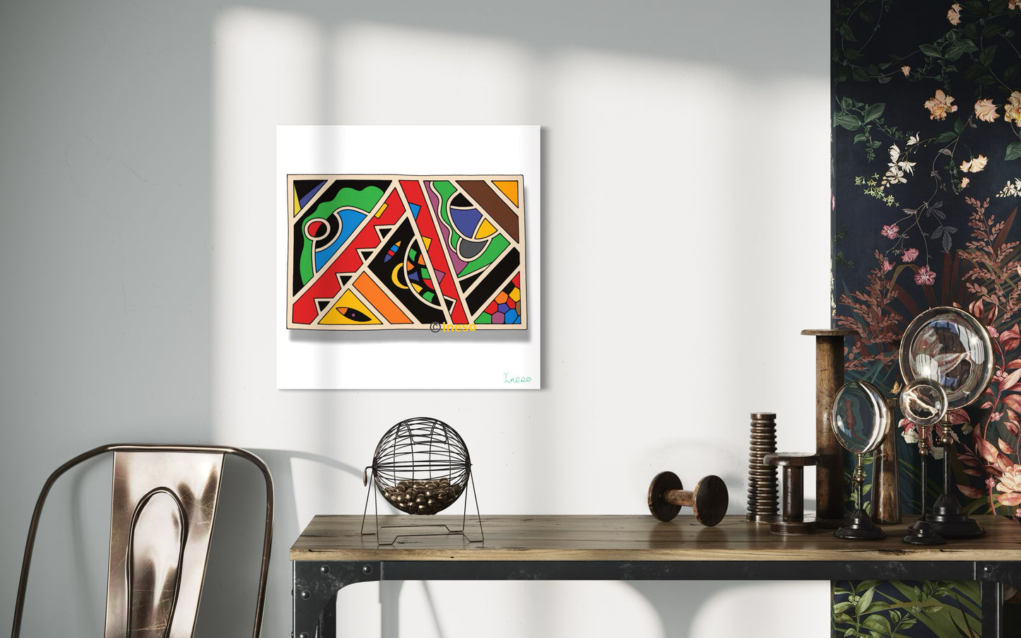 Space Station, 40 x 40cm, 2022 (2 Variants)