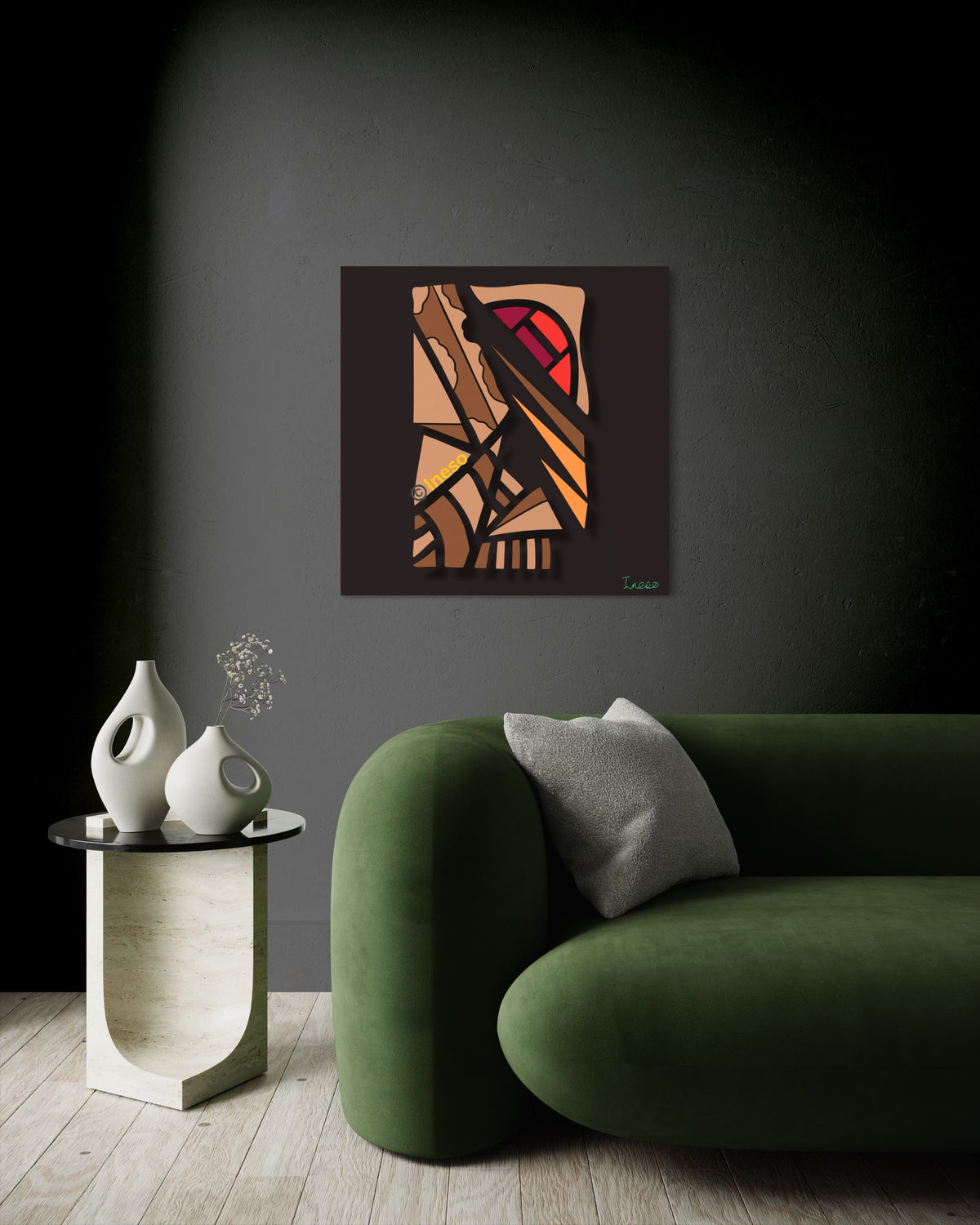 Mean Headmaster, 40 x 40cm, 2022