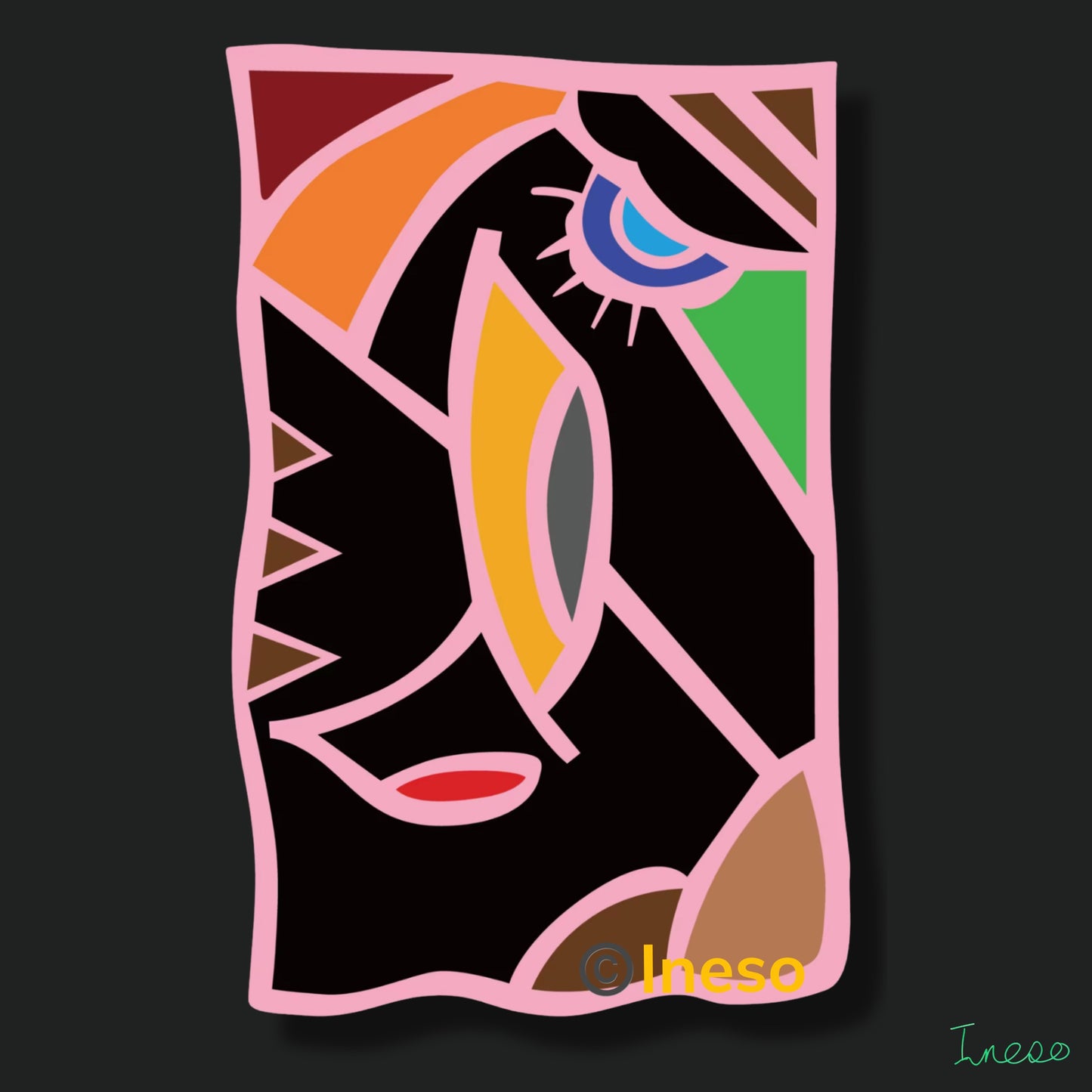 Isn’t She Pretty? 40 x 40cm 2022 (2 Variants)