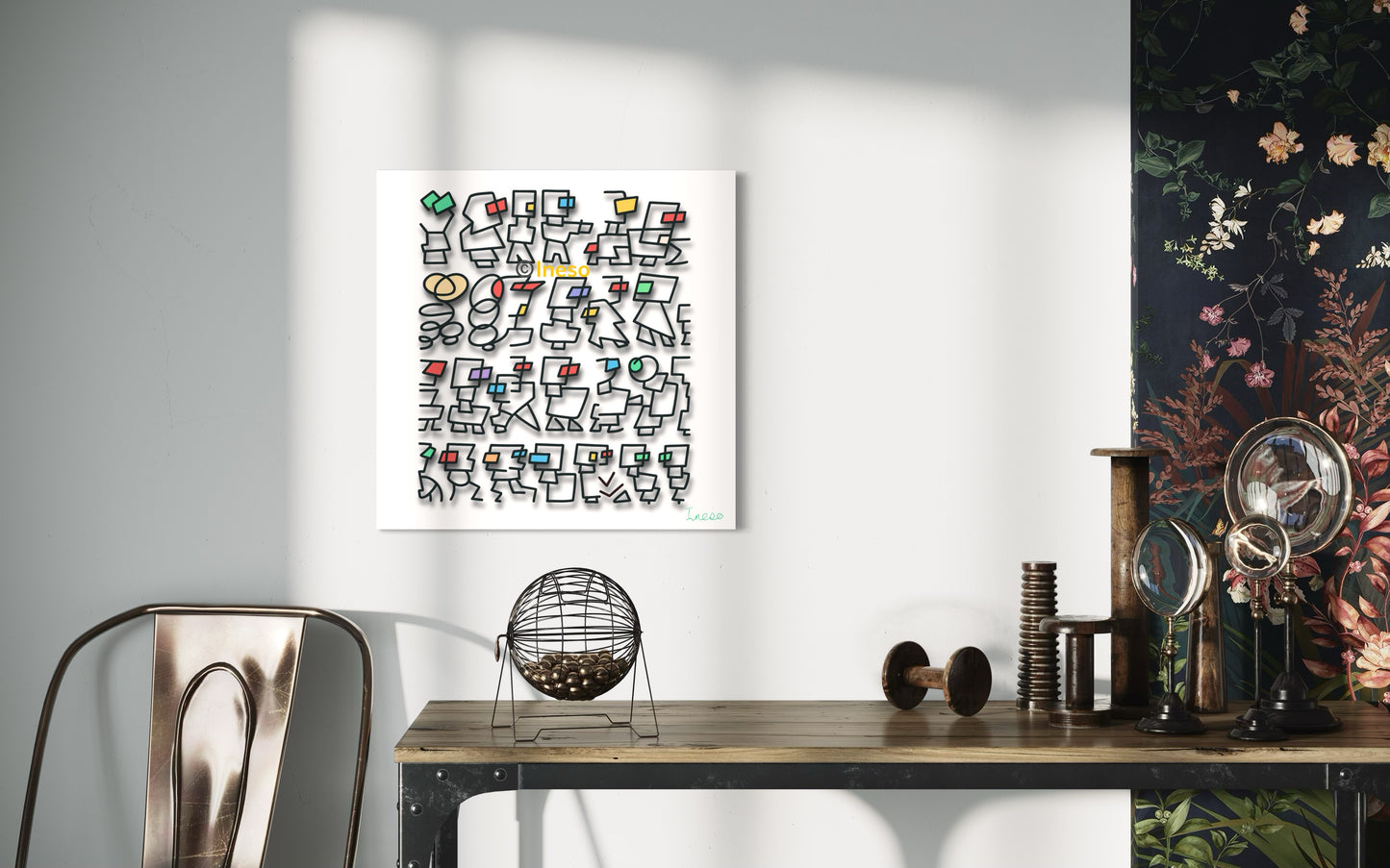 Community, 40 x 40cm, 2023 (2 Variants)