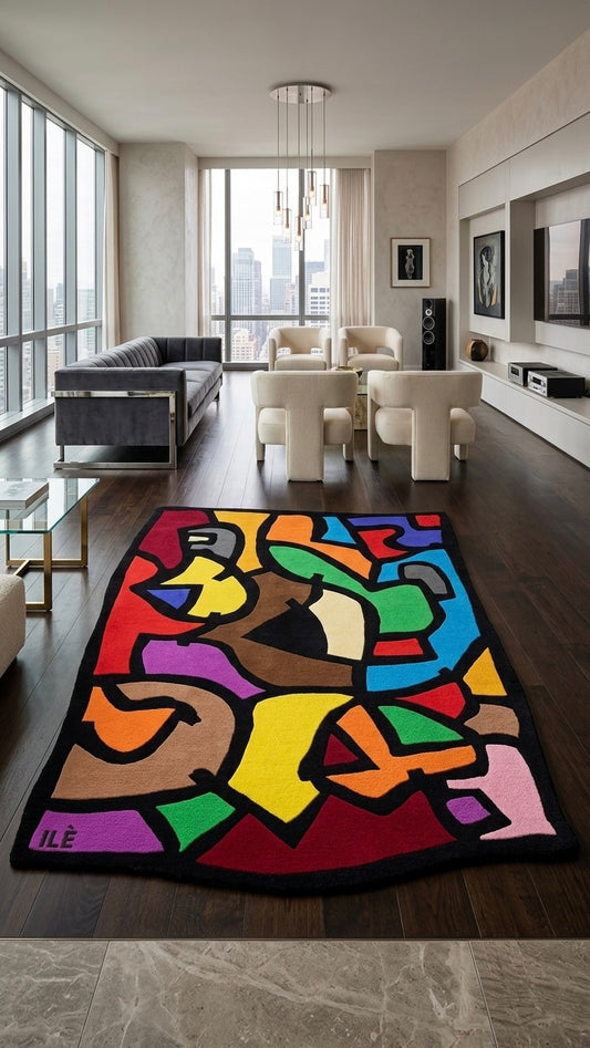 Rug: Hidden Face, 140cm x 95cm