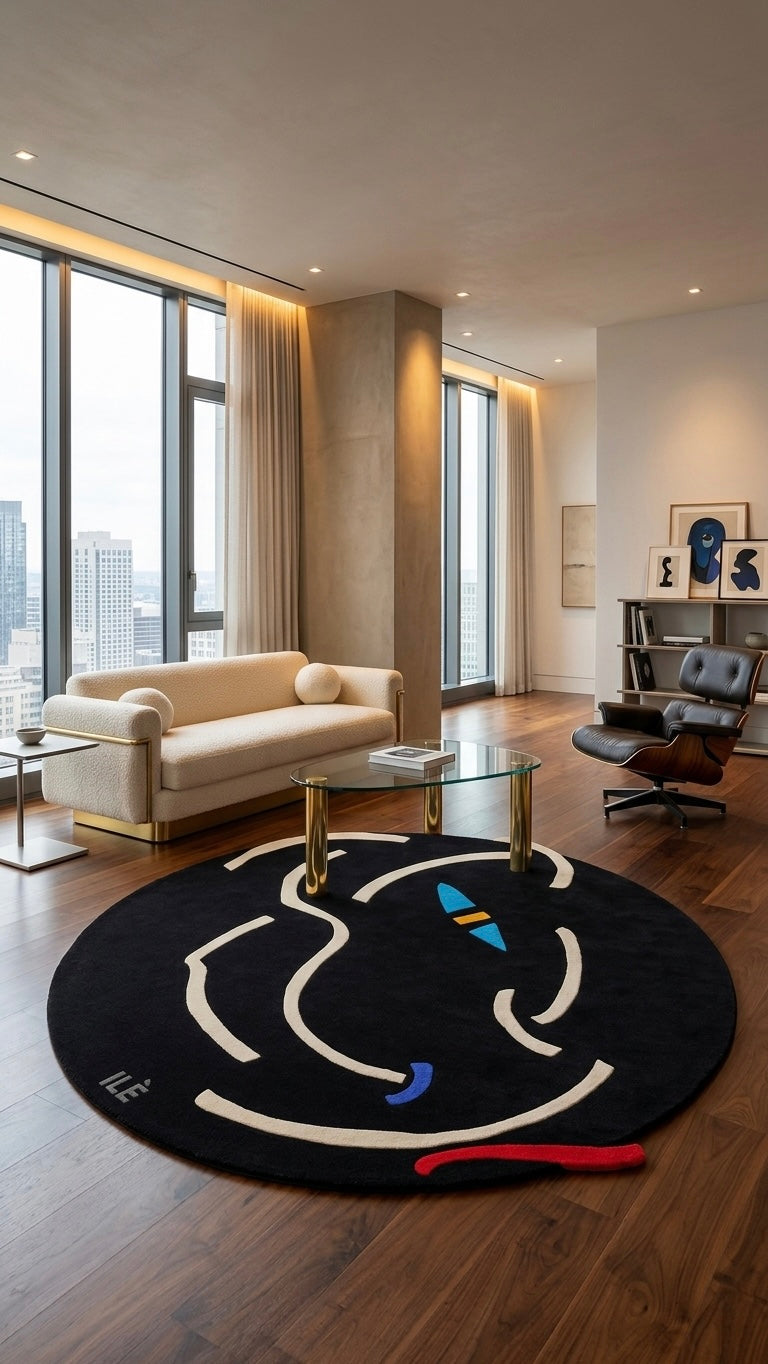 Rug: Sisi Eko, ~ 1.2m Diameter