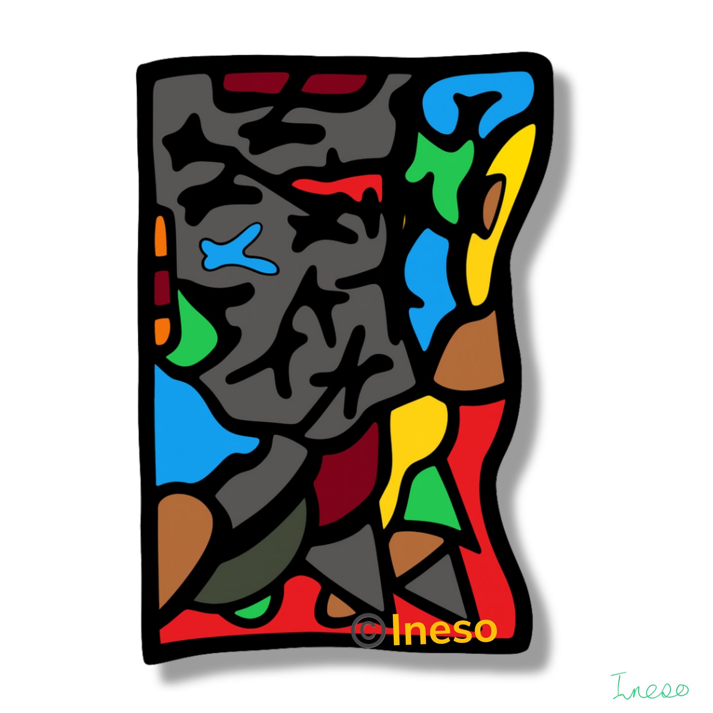 Stressed, 40 x 40cm, 2022